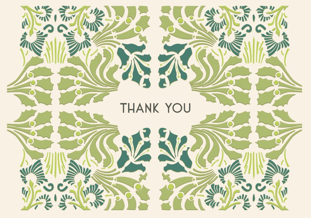 Louis Sullivan Boxed Thank You Notes Interior