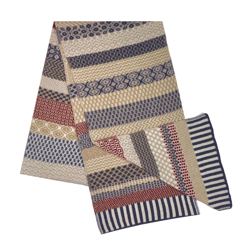 Colorful Cotton Knit Scarf