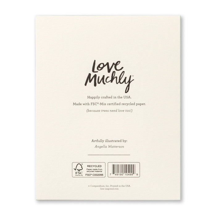 Birthday Belated Greeting Card - What's The Best Way to Show Your Love? Back