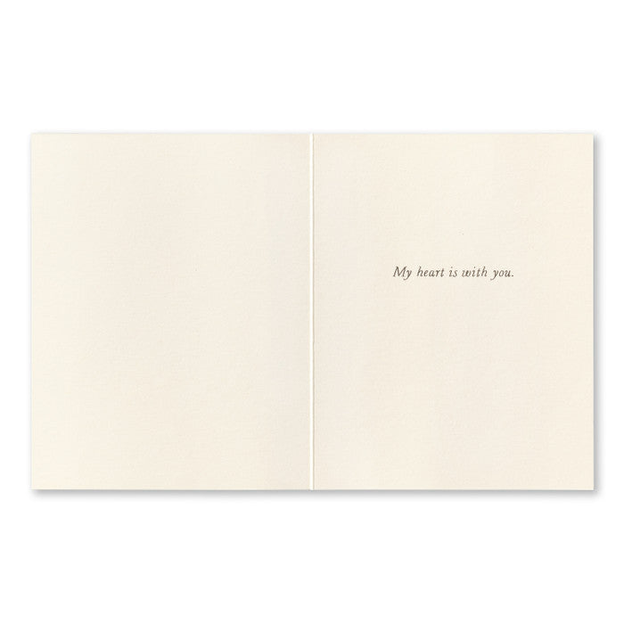 Sympathy Greeting Card - So Many Wonderful Memories. Interior Message: My heart is with you.