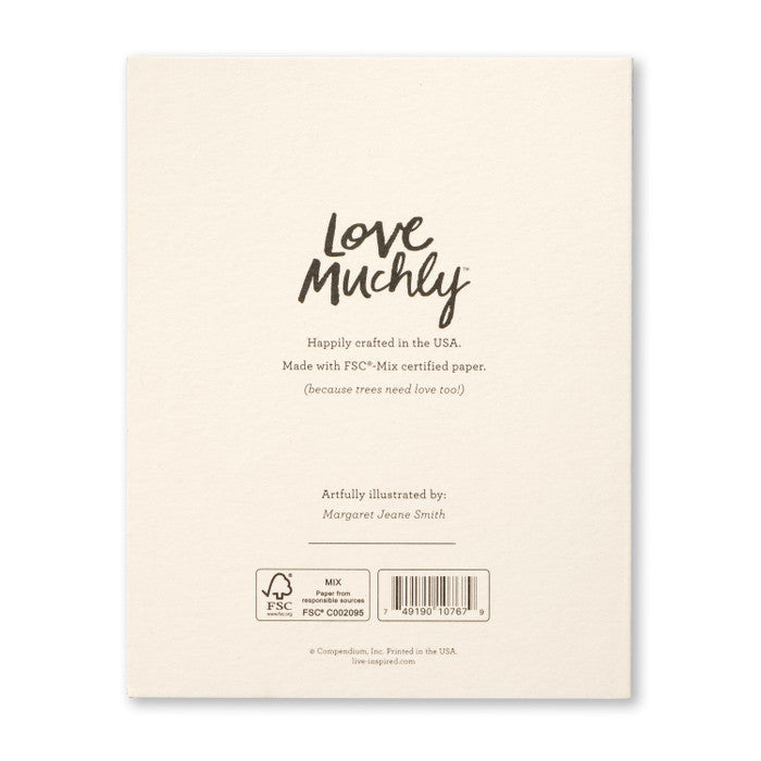 Thank You Greeting Card - Happiness and Gratitude are Intertwined. Back