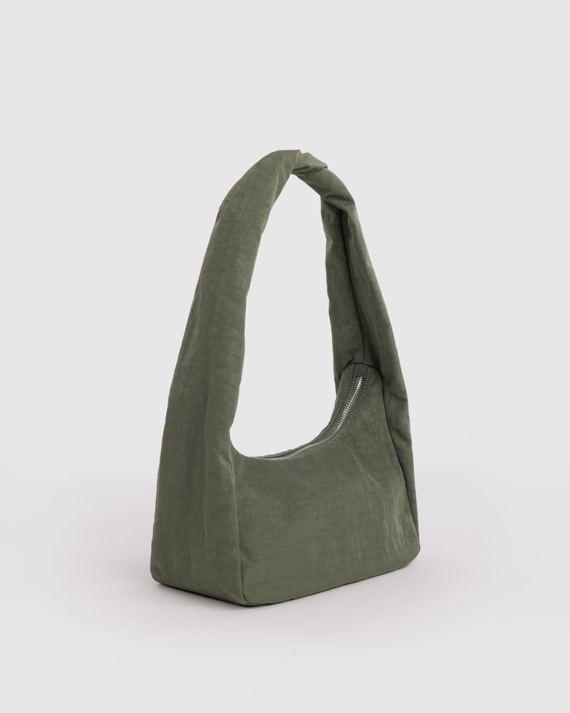 Small Nylon Meringue Bag - Caper