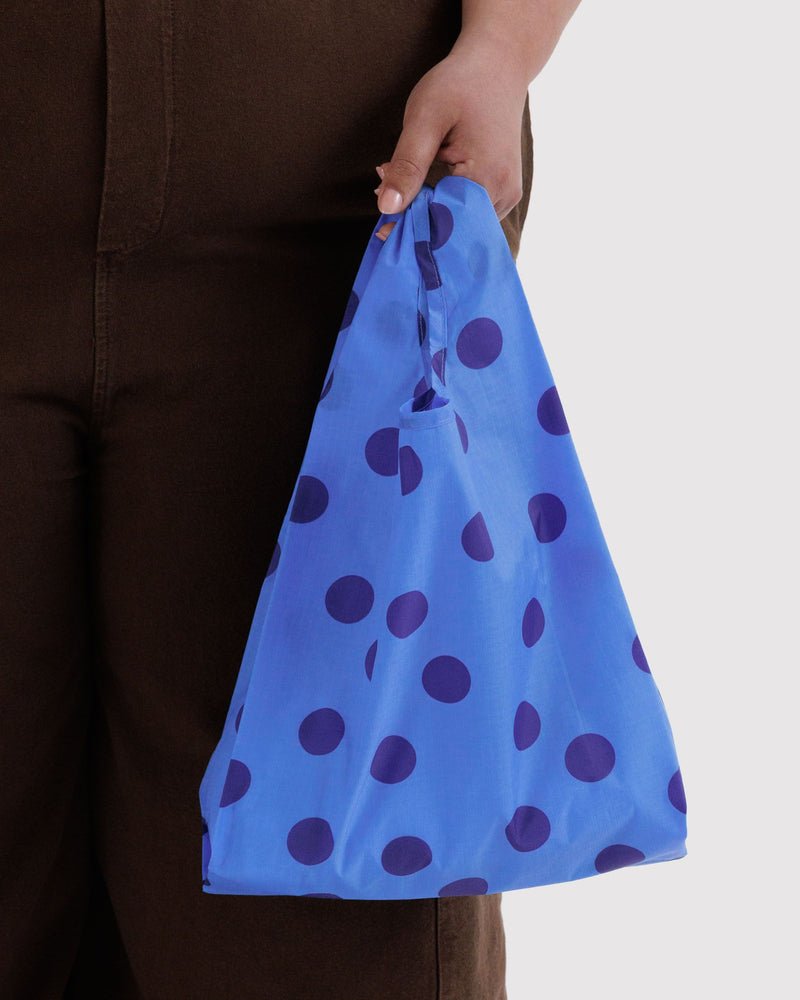 Baby Baggu Reusable Shopping Bag - Blue Polka Dot
