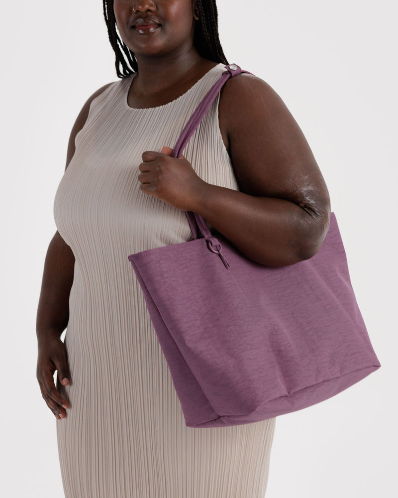 Large Nylon Reversible Tote Bag - Wild Plum Mix