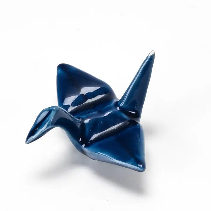 Origami Crane Porcelain Chopsticks Rest