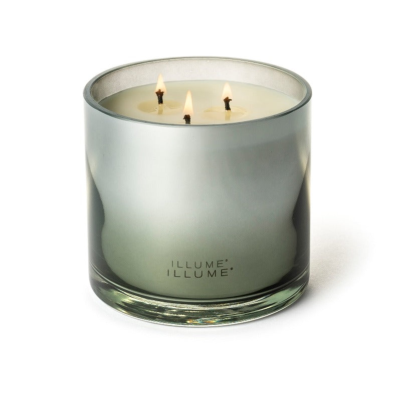 Statement Glass Triple Wick Candle Fresh Sea Salt Lifestyle