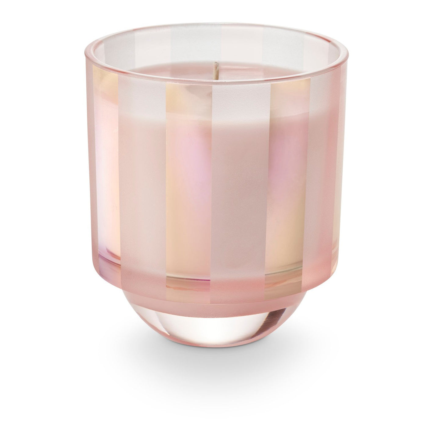 Memories of Popcorn Garland Iridescent Striped 9.3 oz Christmas Soy Candle
