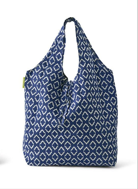 Indigo Inspired Cotton Market Tote Bag
