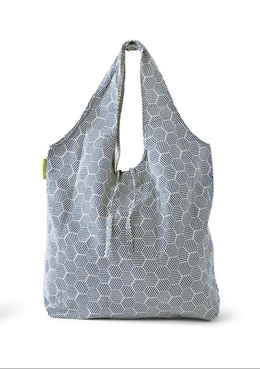Indigo Inspired Cotton Market Tote Bag