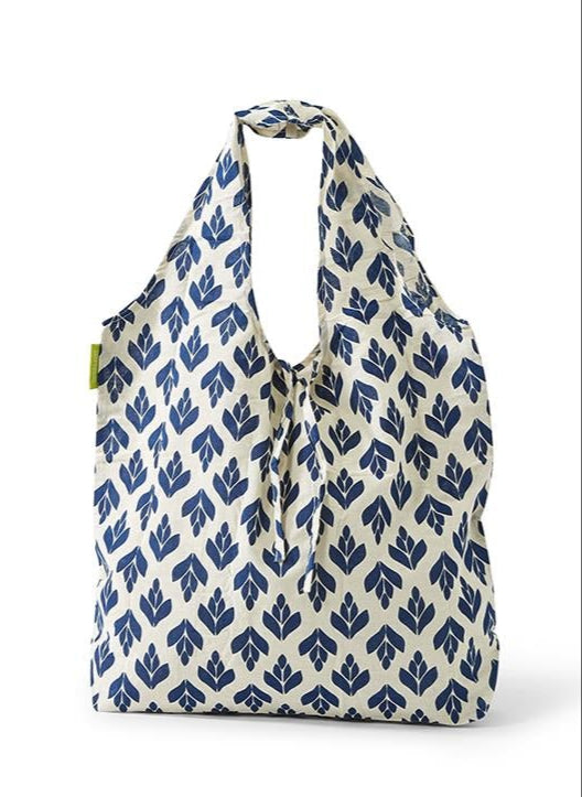 Indigo Inspired Cotton Market Tote Bag