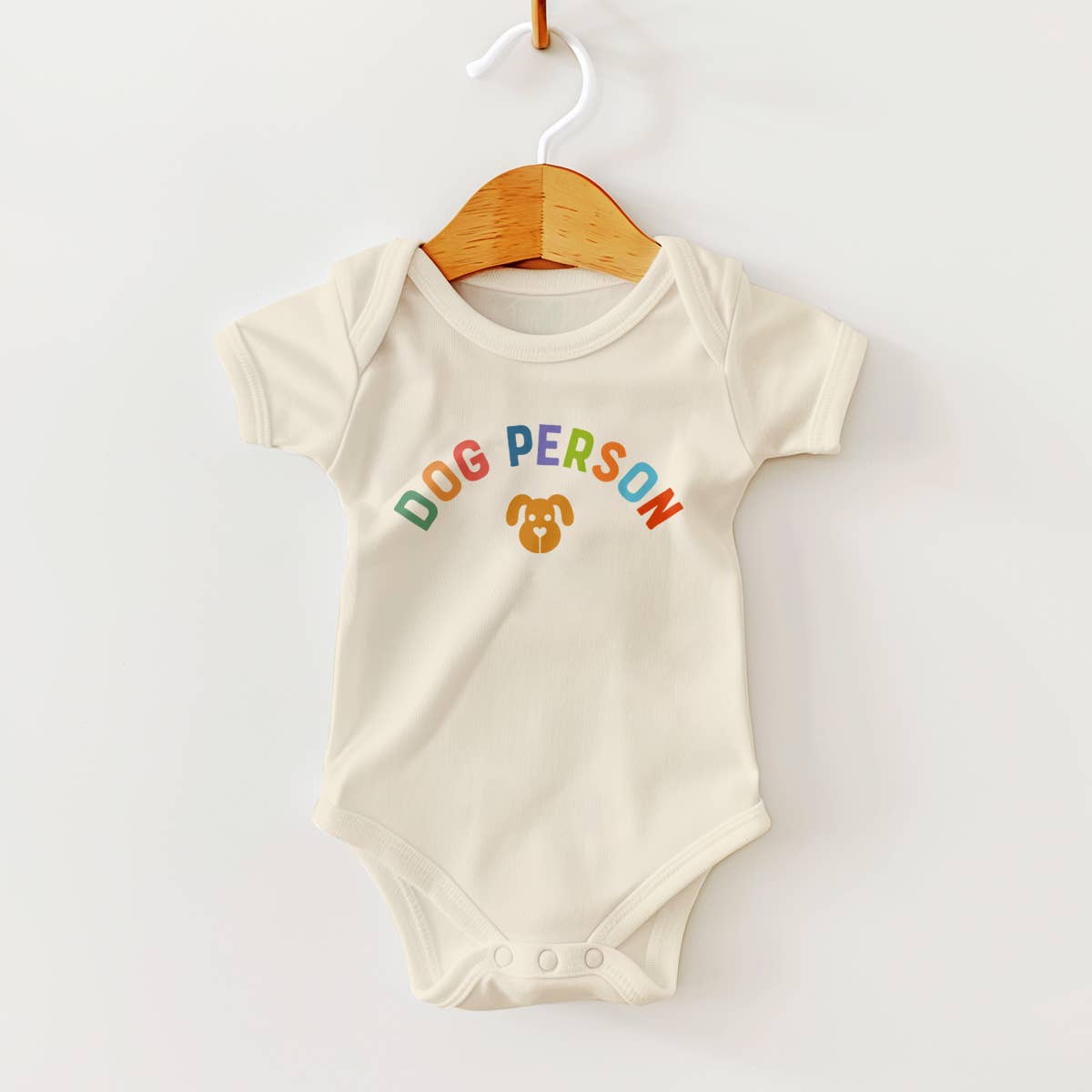Dog Person Printed Cotton Baby Onesie – Funny Pet Lover Gift for Babies