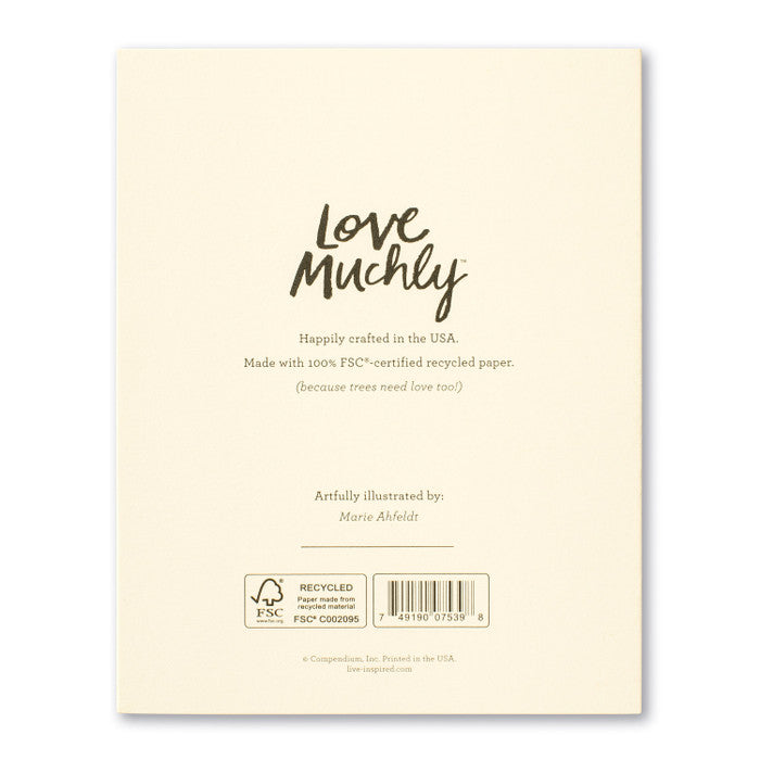Baby Greeting Card - It's Official Back