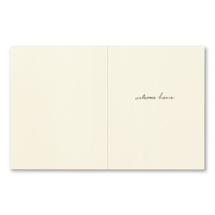 New Home Greeting Card - This is Where Memories are Made Interior Message : Welcome Home.