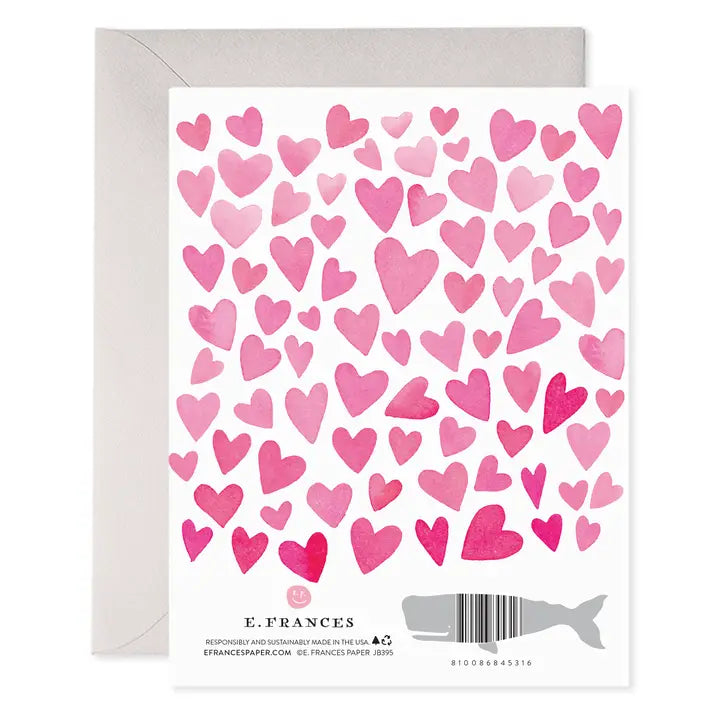 Valentine's Day Hearts Greeting Card