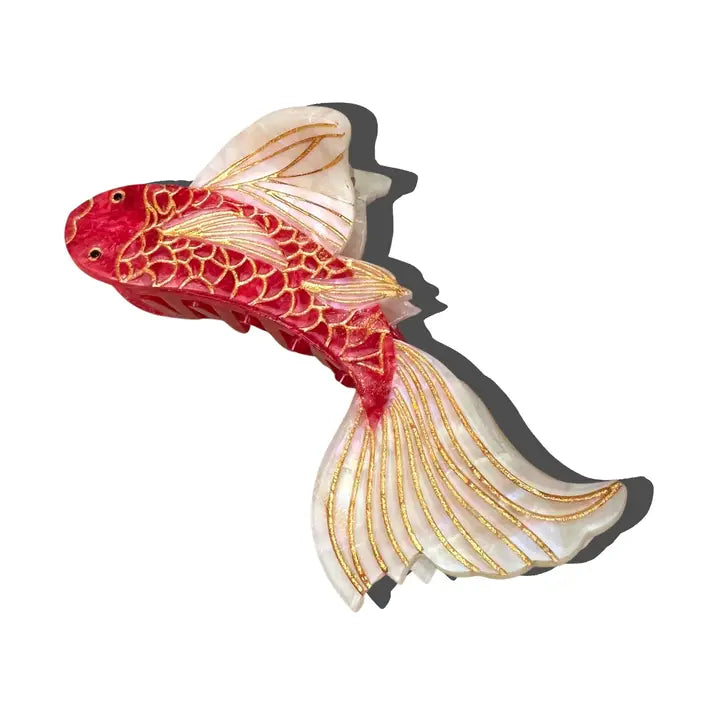 Hand Painted Animal Shaped Acetate Hair Claw Clip