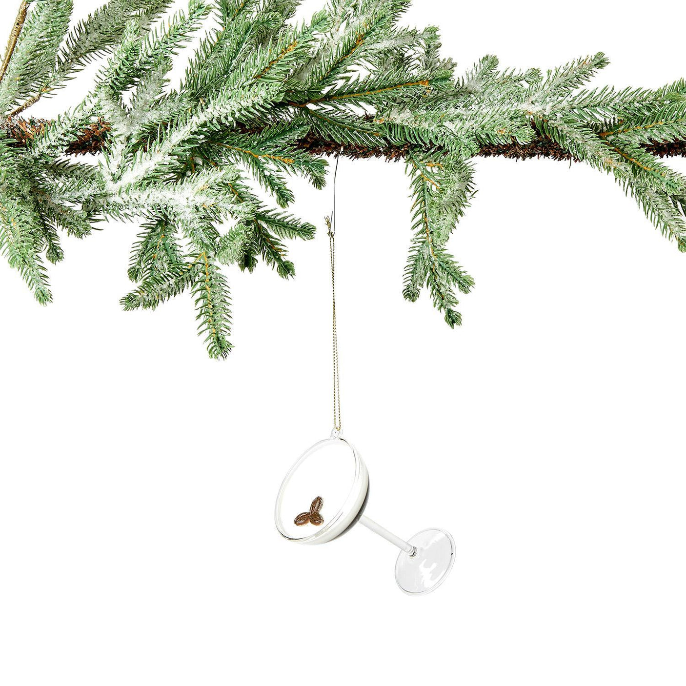 Holiday Cocktail Drink Christmas Ornament