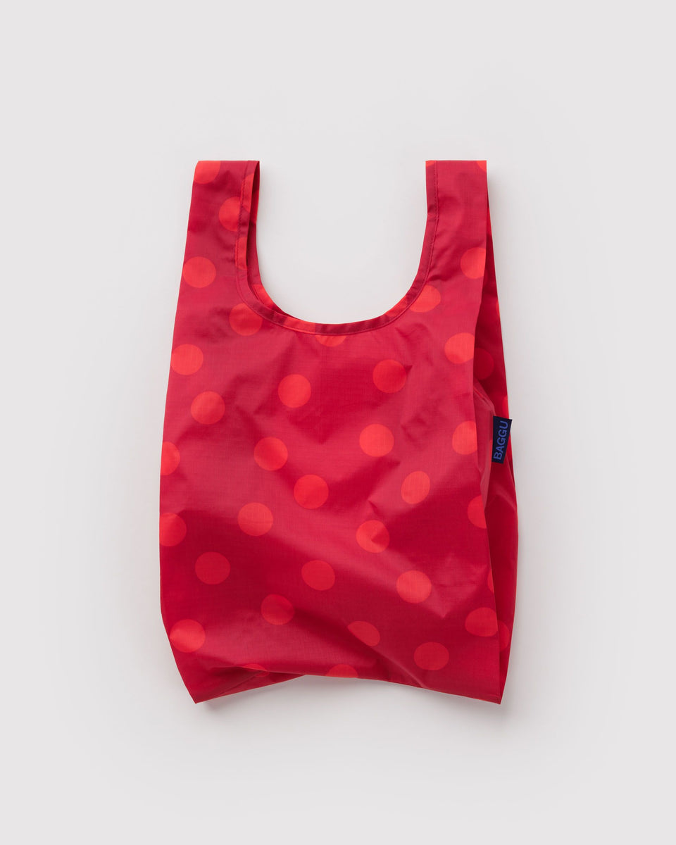Baby Baggu Reusable Shopping Bag - Red Polka Dot
