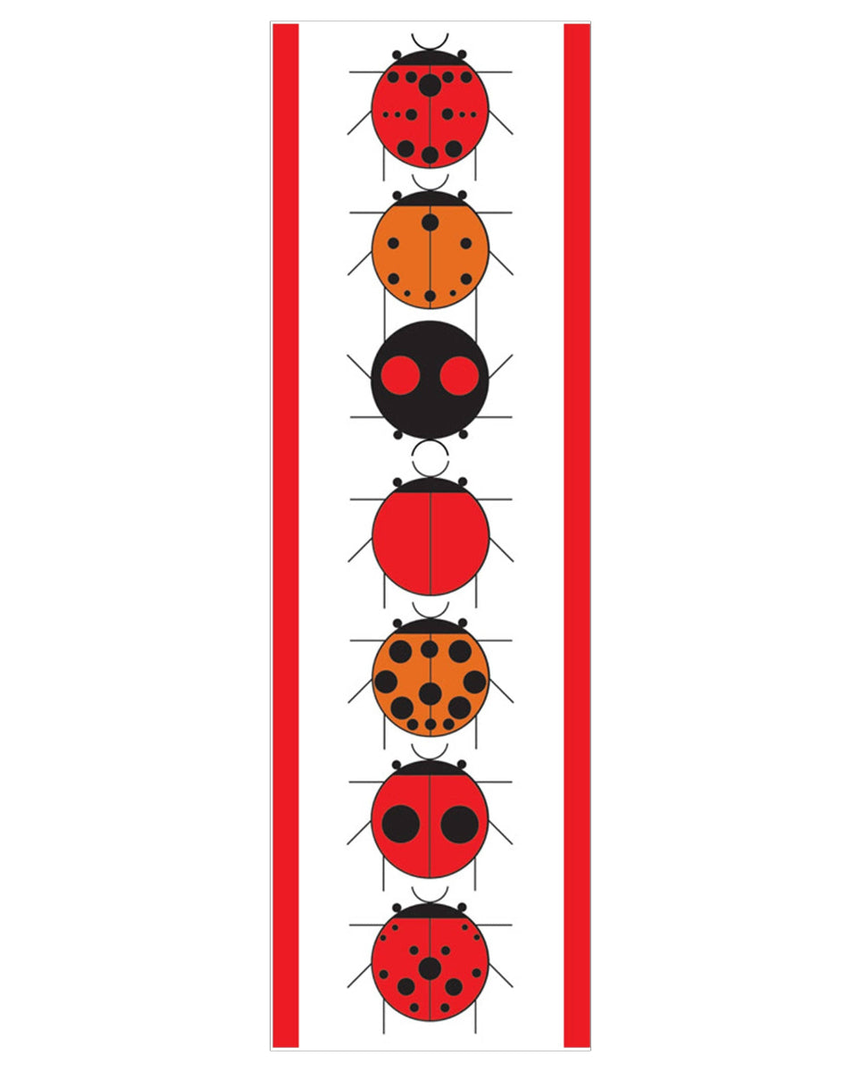 Ladybug Patterned Bookmark by Artist Charley Harper