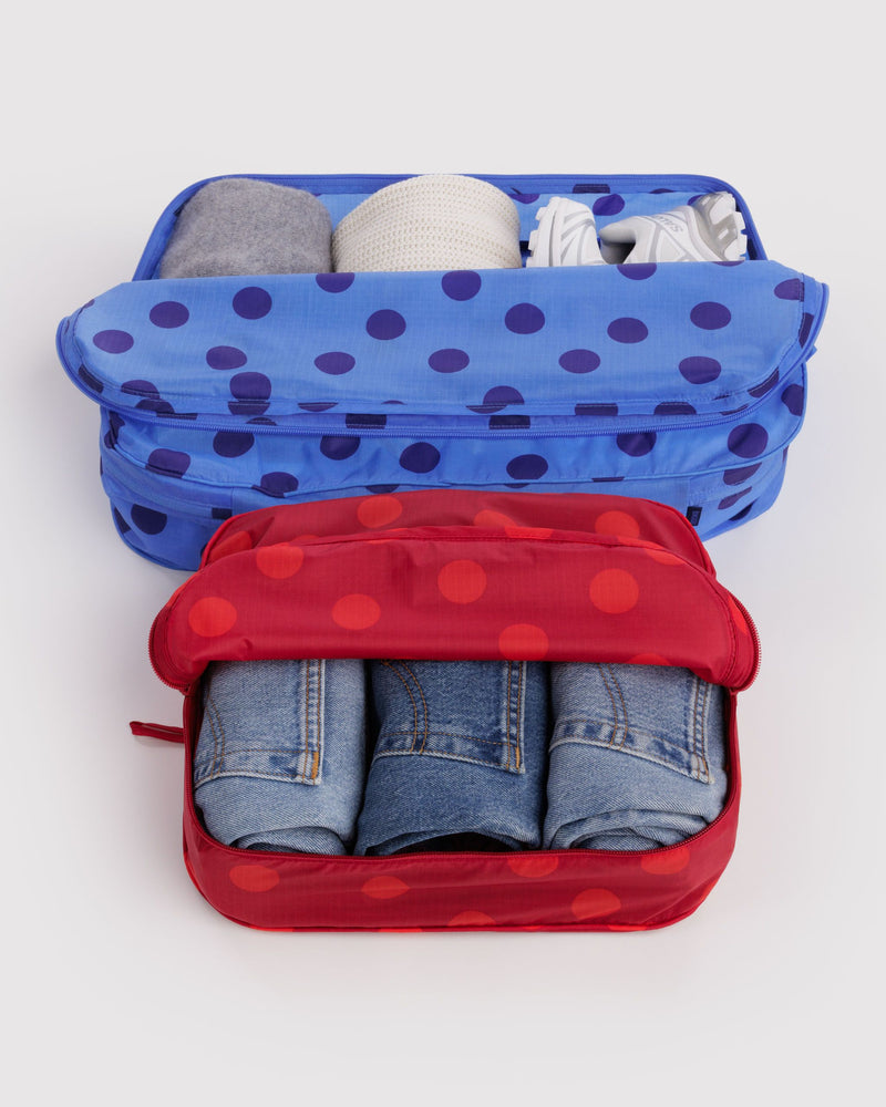 Large Packing Cube Set - Polka Dot Mix