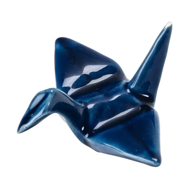 Origami Crane Porcelain Chopsticks Rest