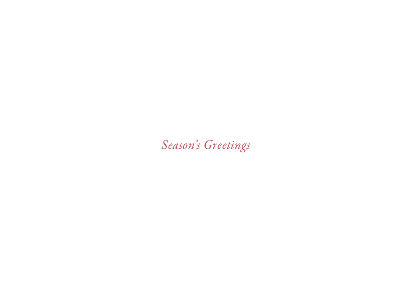 Merry Evergreens Deluxe Box Holiday Cards