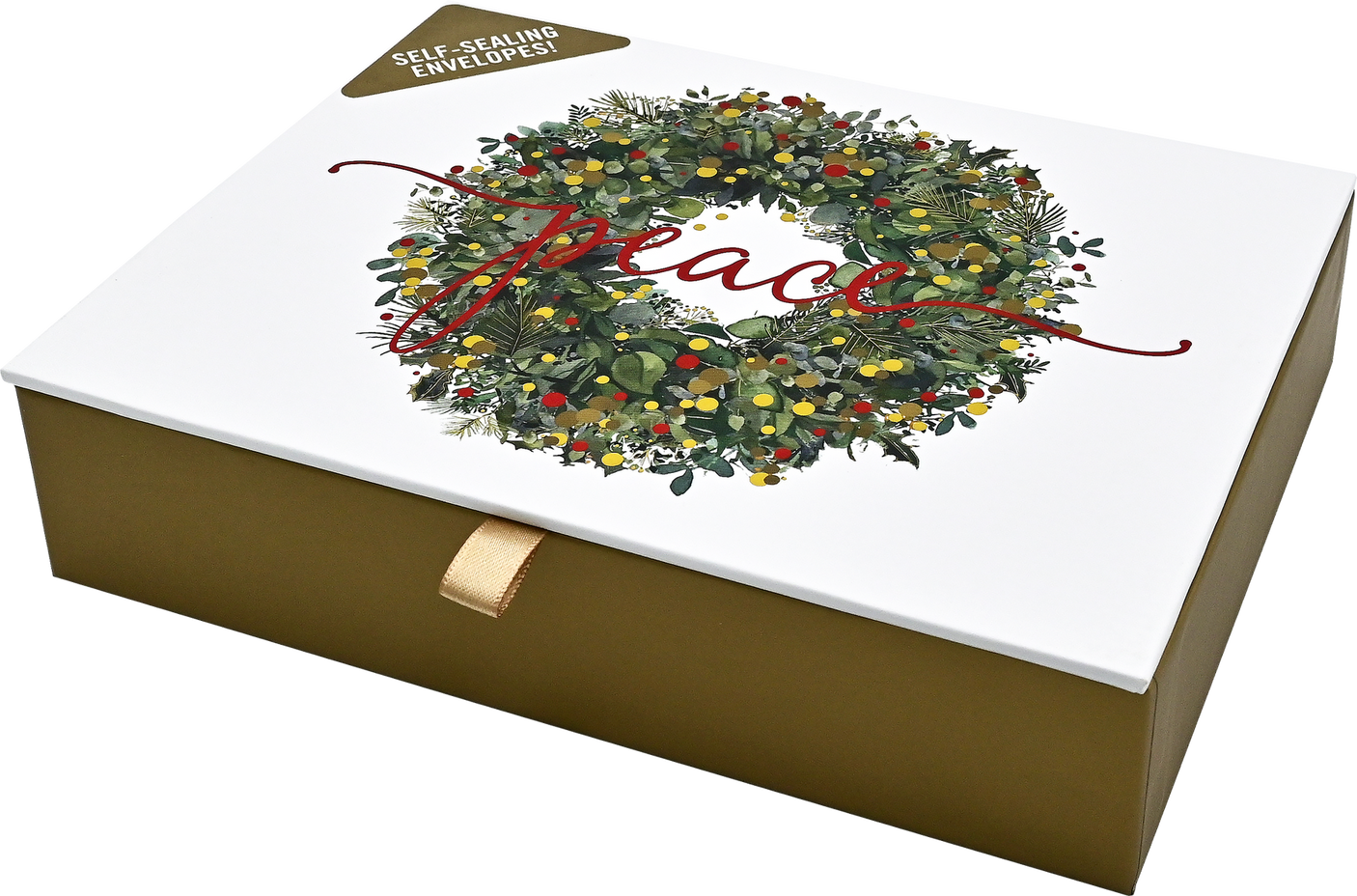 Wreath of Peace Deluxe Box Holiday Cards