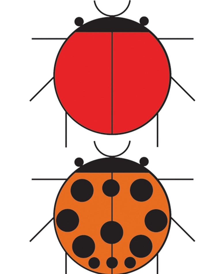 Ladybug Patterned Bookmark by Artist Charley Harper