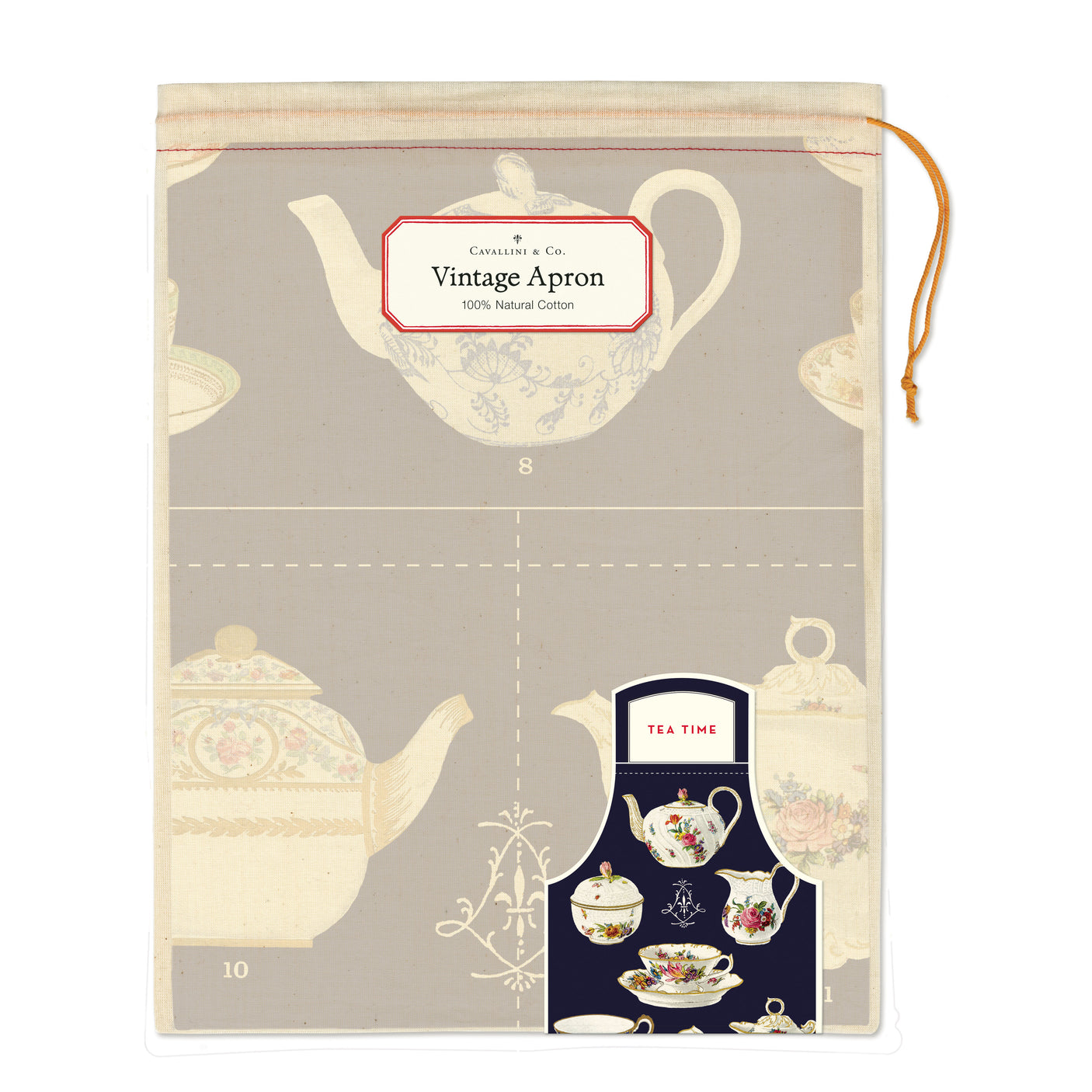 Tea Time Vintage-Style Apron