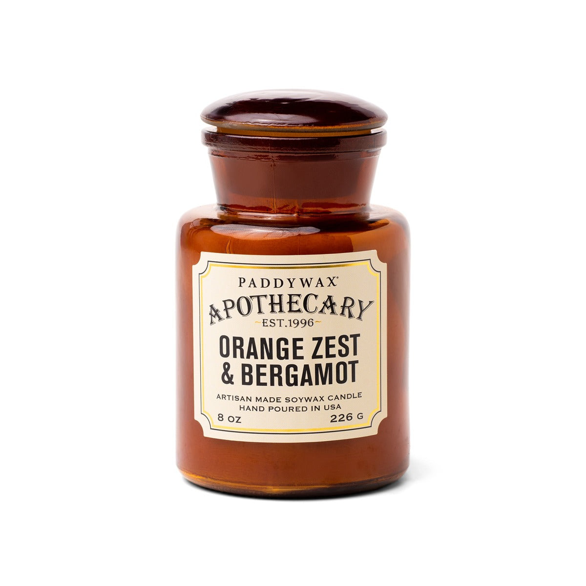 Apothecary Jar 8 oz Soy Candle - Sea Salt + Sage