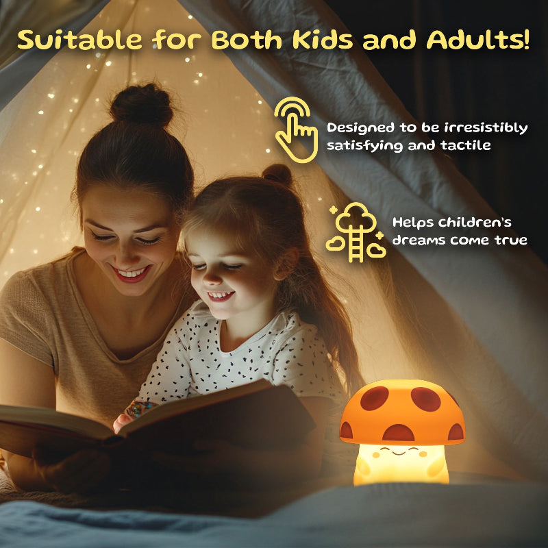 Ambient Rechargeable Mushroom Light