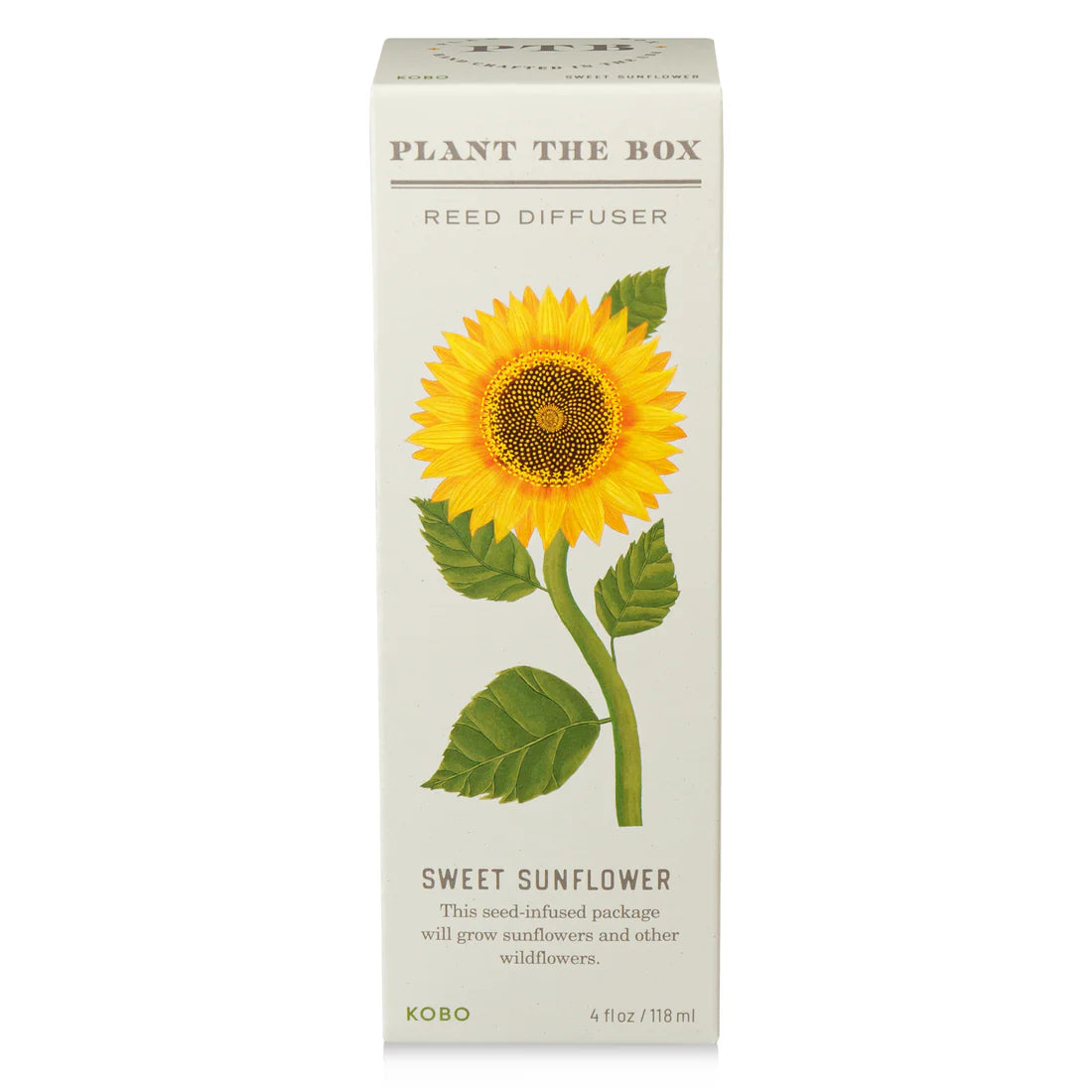 Sweet Sunflower - Plant The Box Scented Reed Diffuser