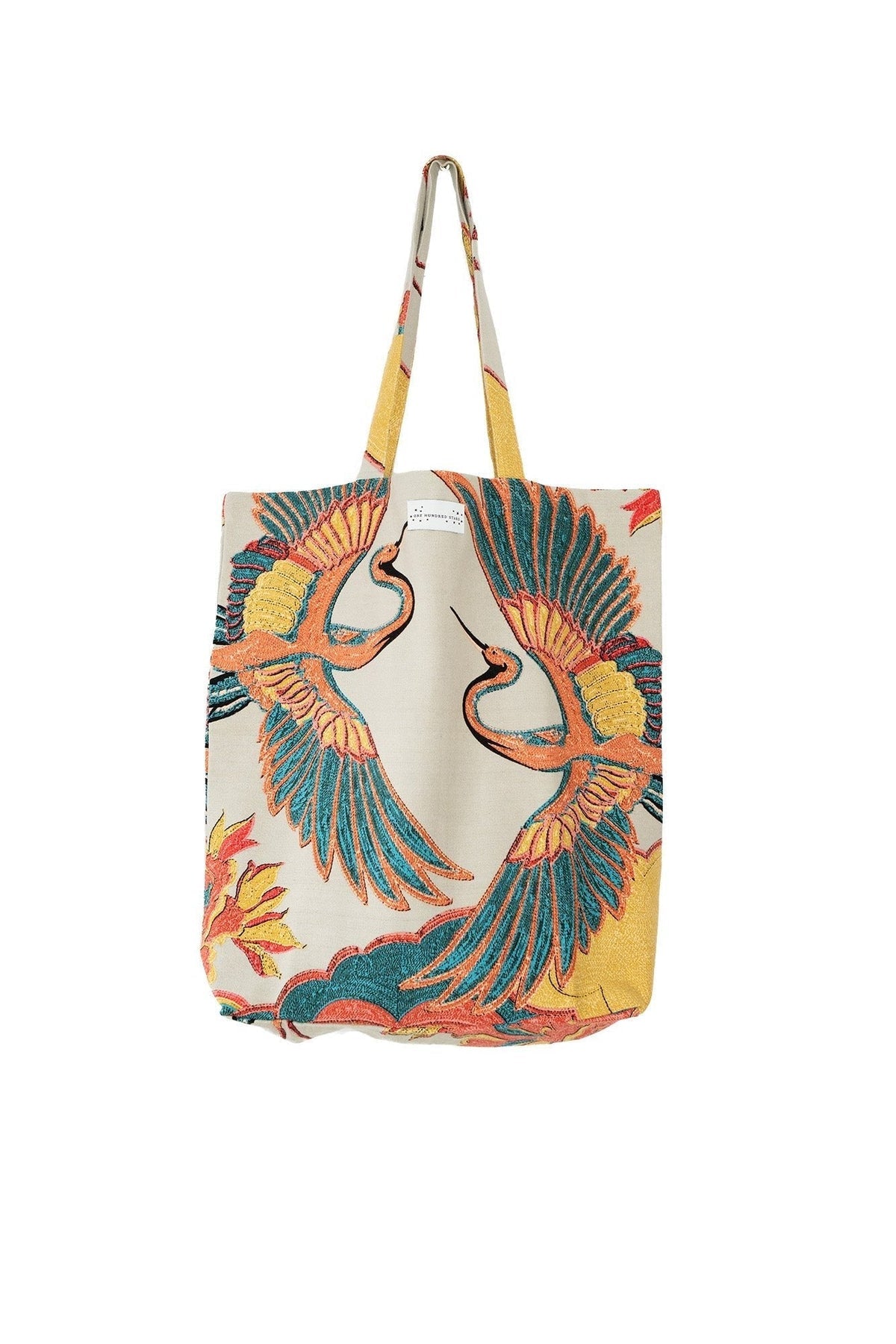 Canvas Tote Bag - Crane Stone