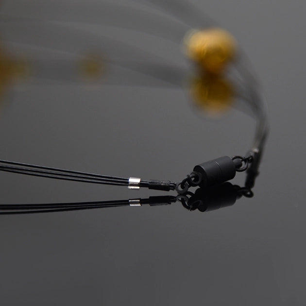Cumulus Glass Bubble Layered Necklace Clasp Detail