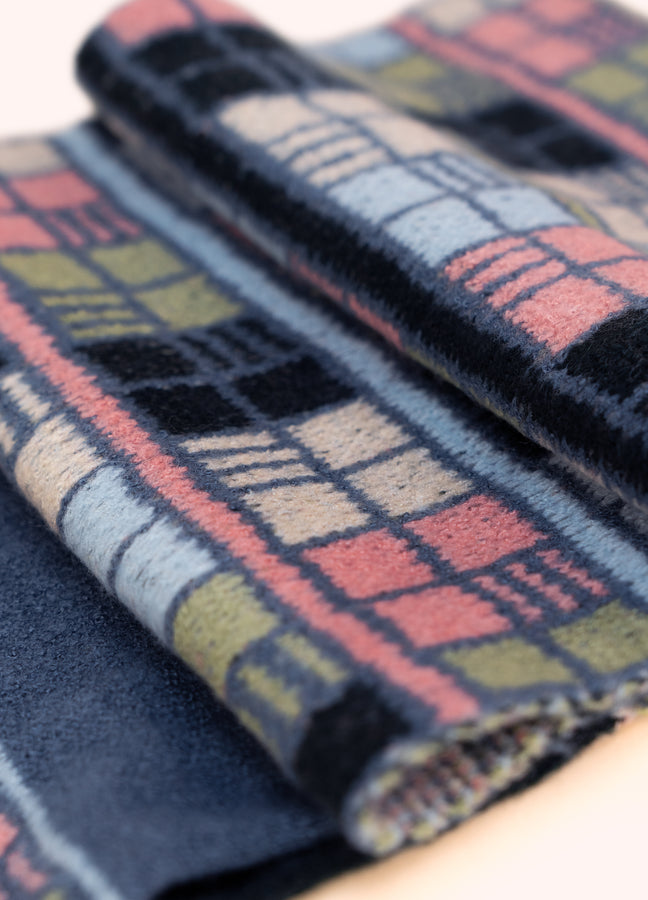 Dani Wrap Through Scarf - Denim Mix