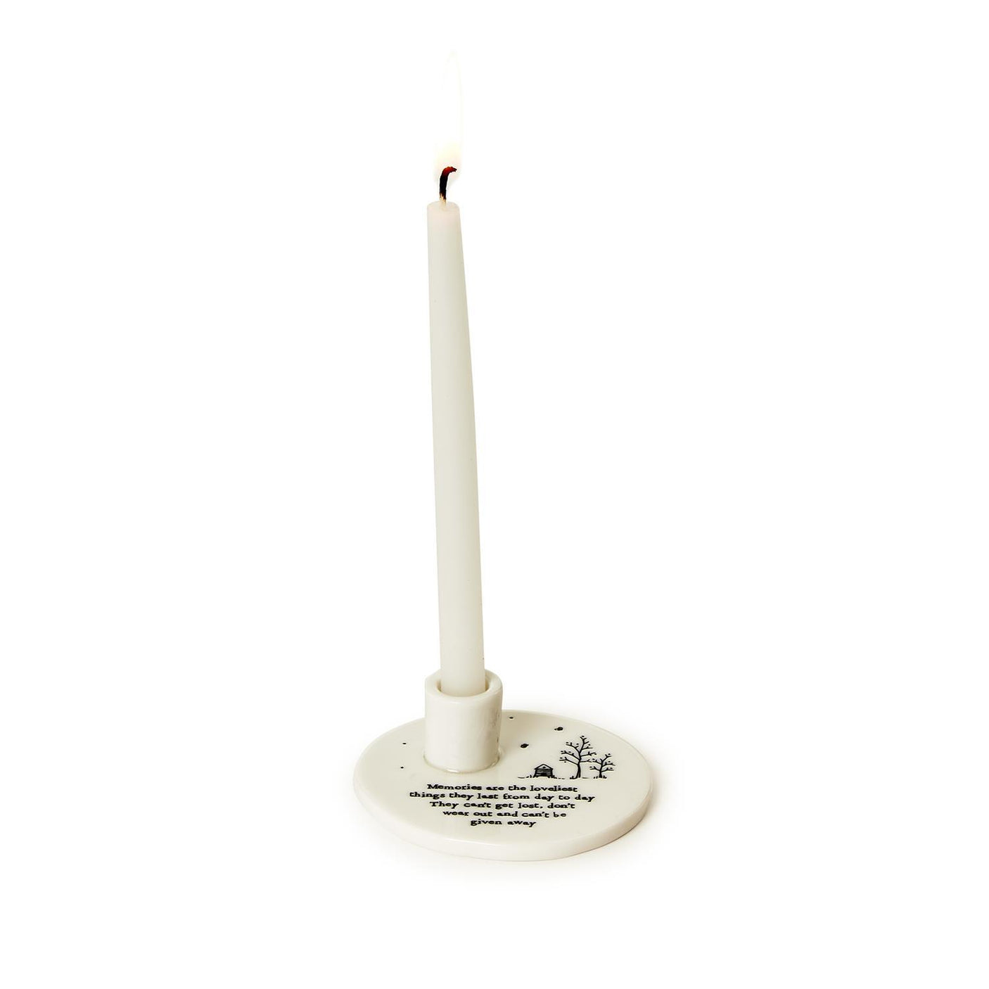 Sweet Sayings Porcelain Mini Candleholder