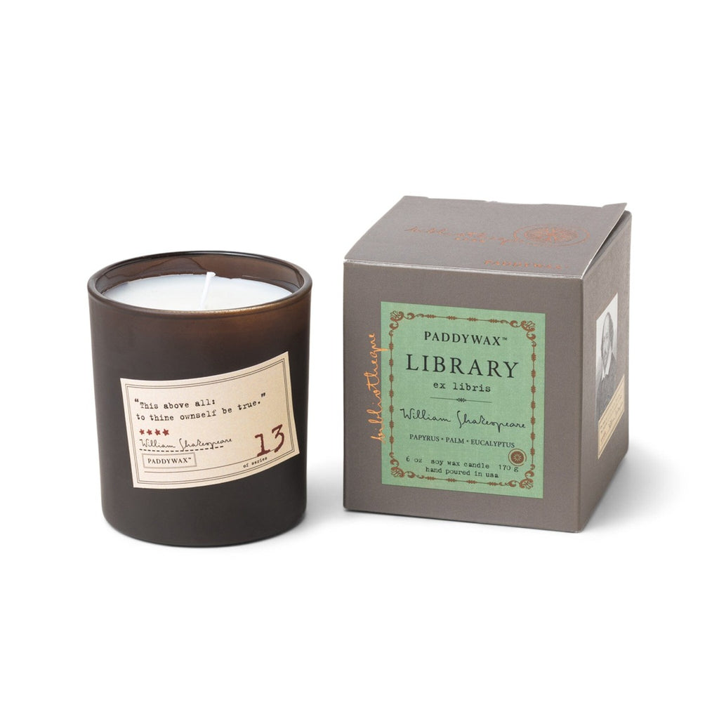 Library 6 oz Candle - William Shakespeare