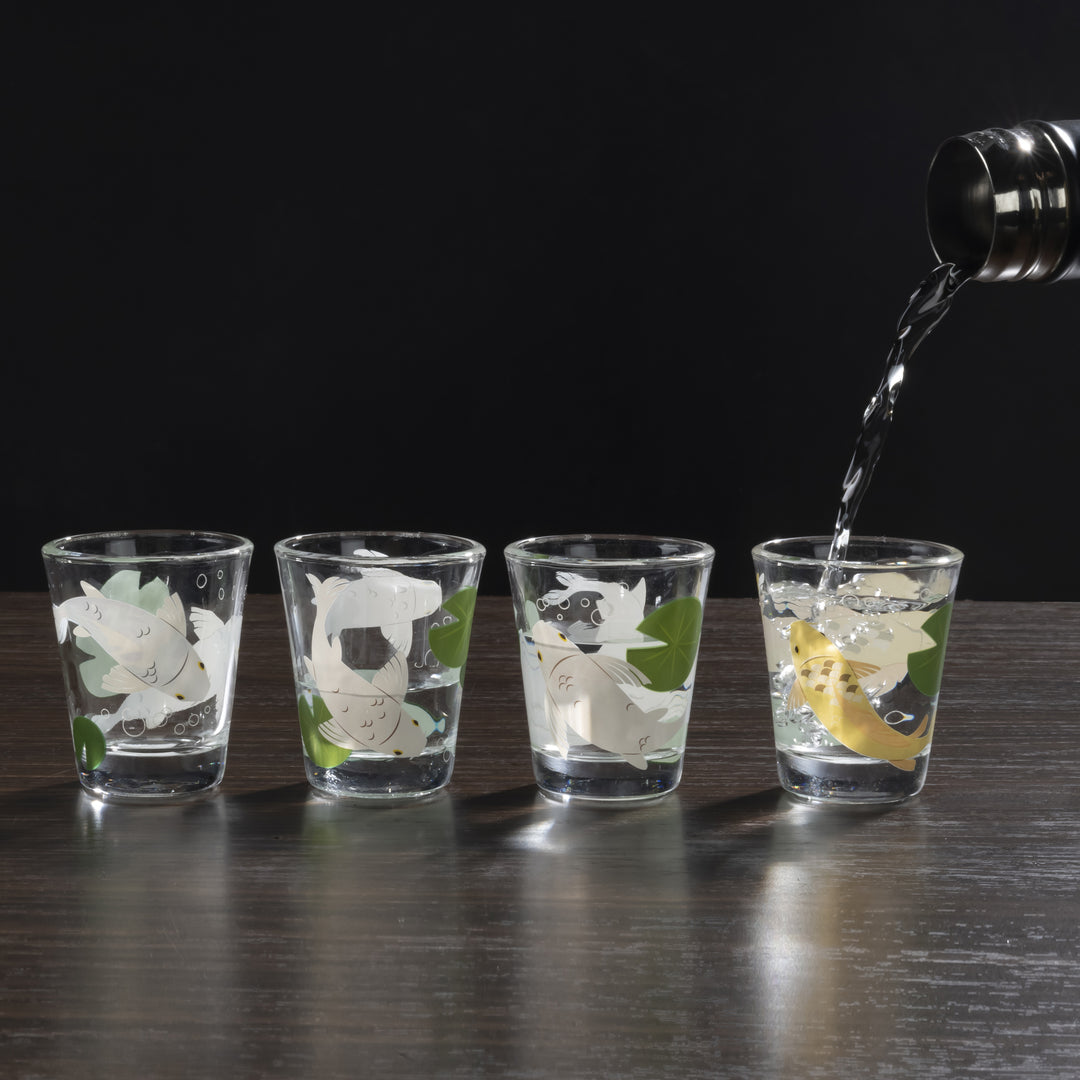 Koi Fish Morph Heavy Duty Shot Glasses - Hello World Modern Mercantile