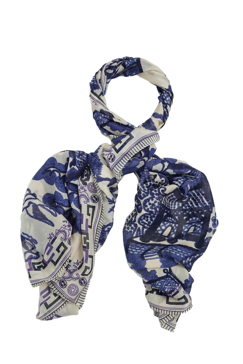 Blue Giant Willow Tree Scarf