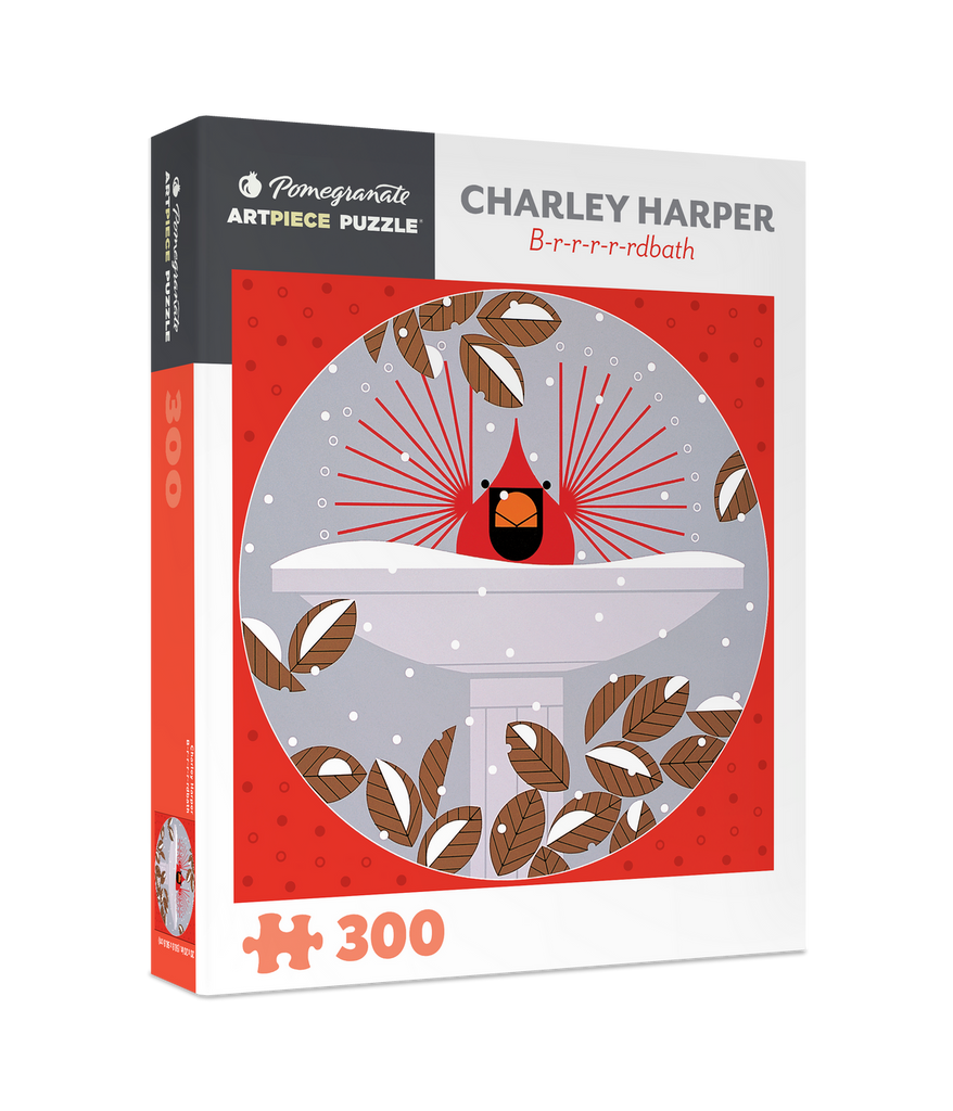 Charley Harper: B-r-r-r-r-rdbath 300-Piece Jigsaw Puzzle Front