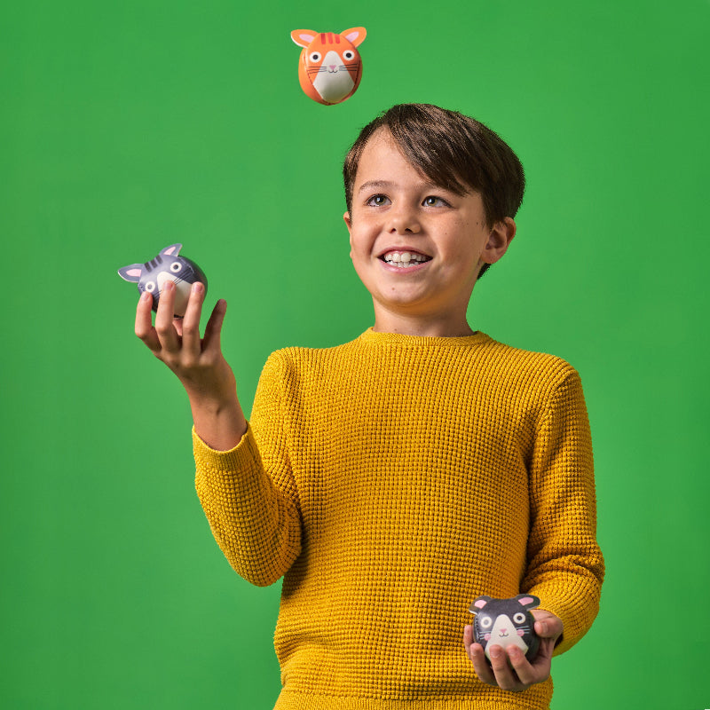 Kidoki Three Little Cats Weighted Juggling Balls Lifestyle Model