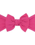 Classic Knot Baby Headband - Hot Pink
