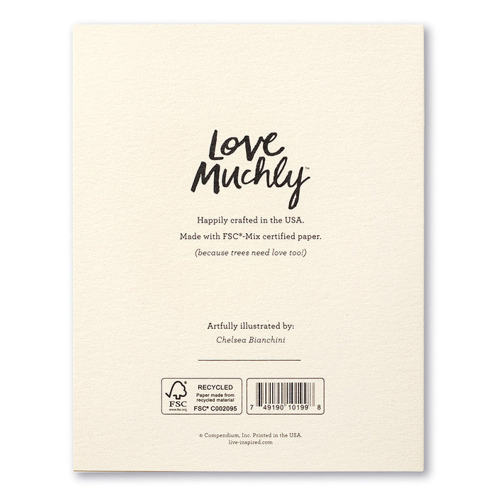 Anniversary Greeting Card - Through Ups, Downs, and Upside Downs Back