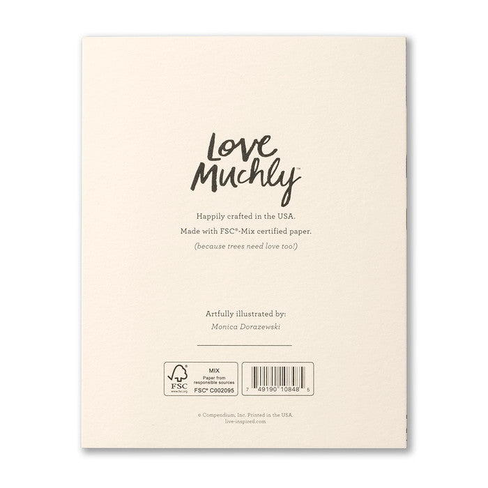 Sympathy Greeting Card - Holding You in my Heart. Back
