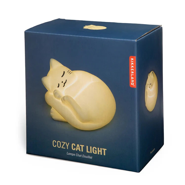 Cozy Cat Porcelain Light