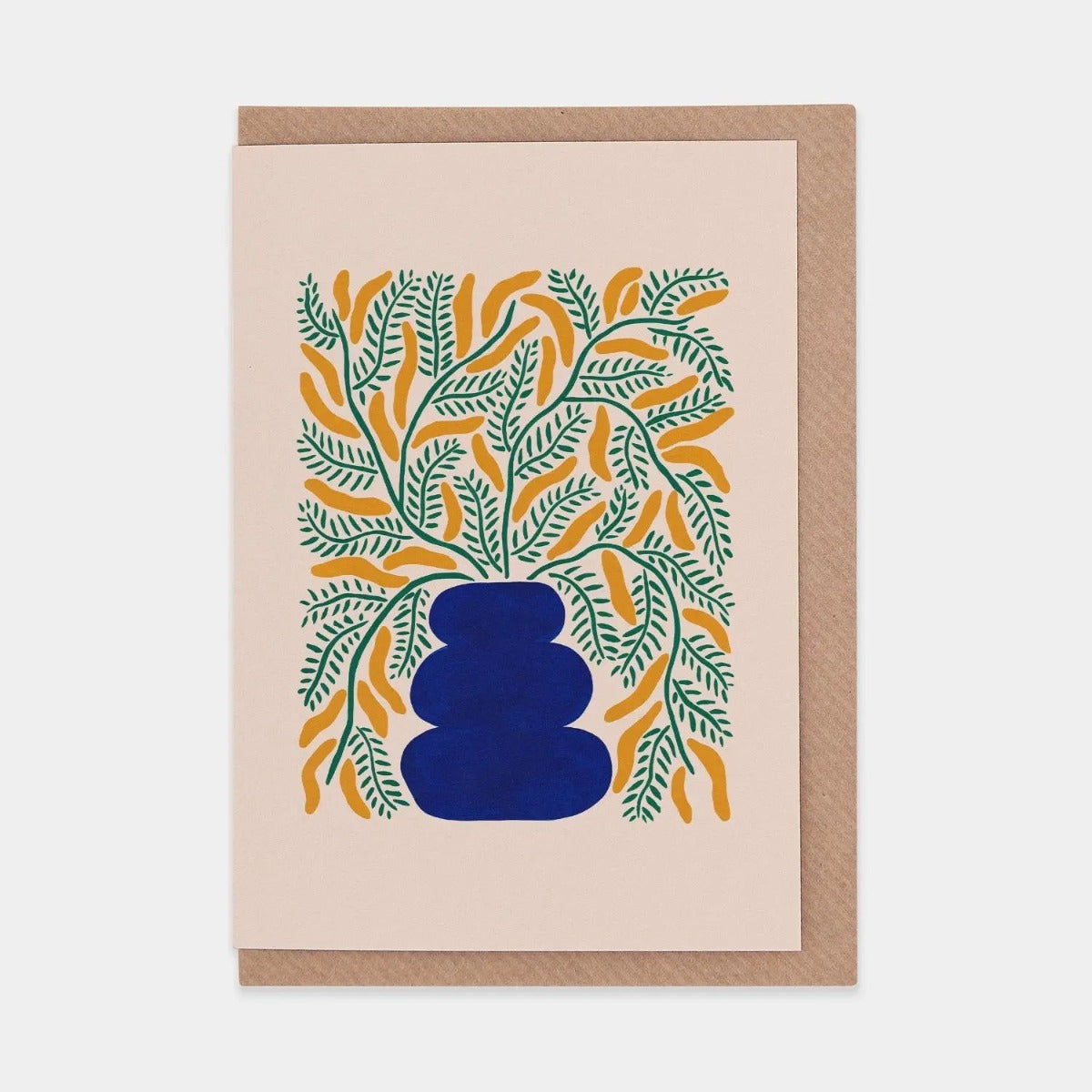 Loosey Goosey Wattle Flower Arrangement Everyday Greeting Card