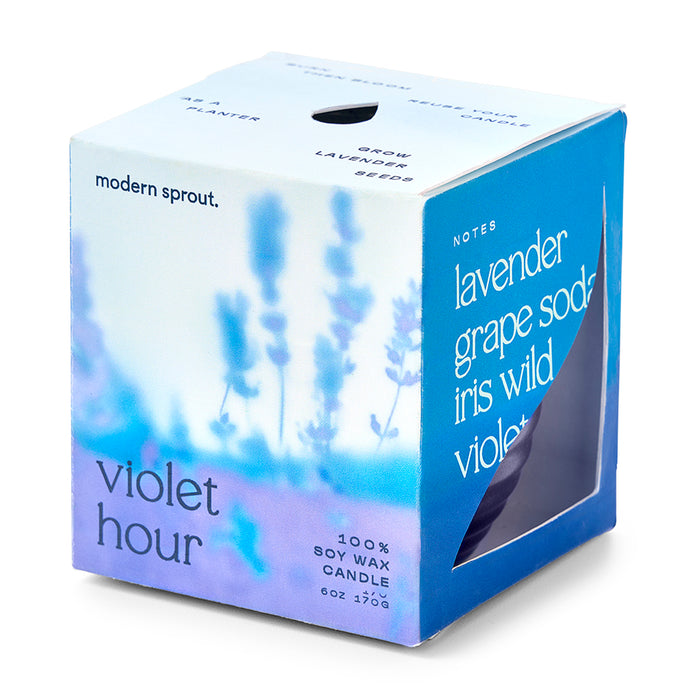 Garden Vibes Soy Candle - 2-in-1 Planter & Candle Gift Set - Hello World Modern Mercantile