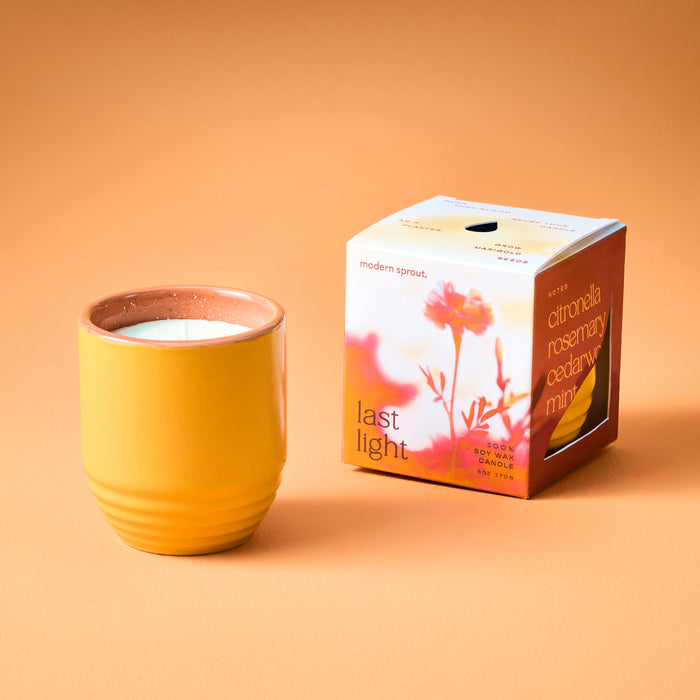 Garden Vibes Soy Candle - 2-in-1 Planter & Candle Gift Set - Hello World Modern Mercantile