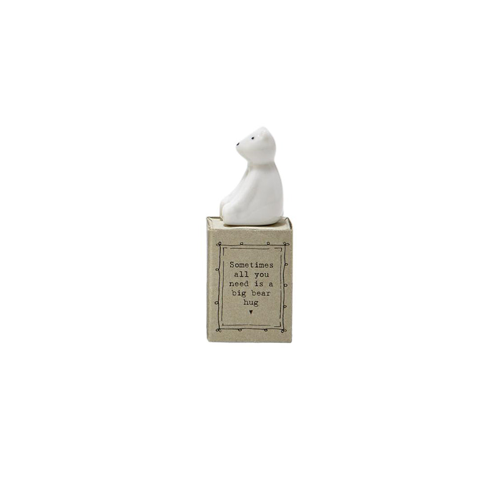 Mini Porcelain Animal in Sweet Sayings Gift Box