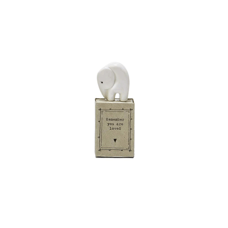Mini Porcelain Animal in Sweet Sayings Gift Box