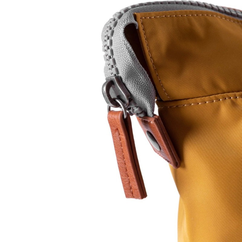 Bantry B Small Sustainable Recycled Nylon Backpack Corn Zipper Hardware Detail
